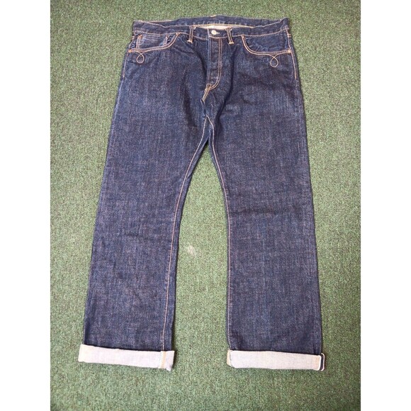 RRL Other - RRL Double RL Japanese Selvedge Jeans 38x32 Rinse Redline Slim Bootcut Buttonfly